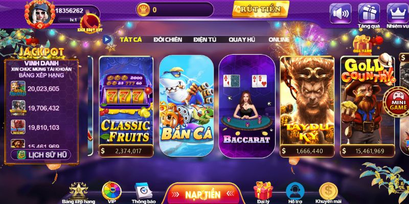 Baccarat 68 game bài sở hữu hệ thống hình ảnh, âm thanh sôi động, bắt mắt